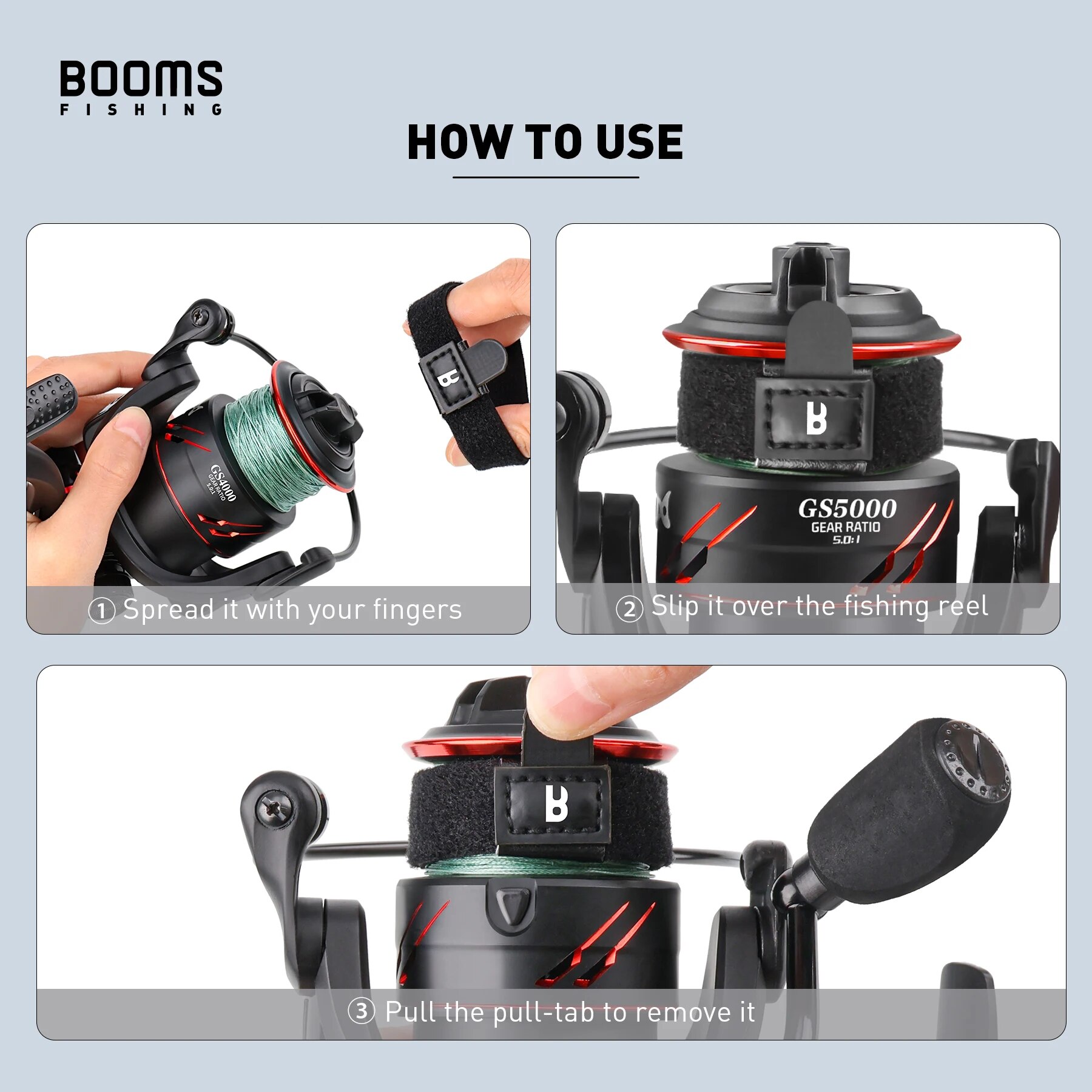 Booms Fishing Sb1 4Pcs Spinnin - đánh giá và giá Fishing Line Box